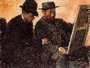 Edgar Degas The Amateurs painting